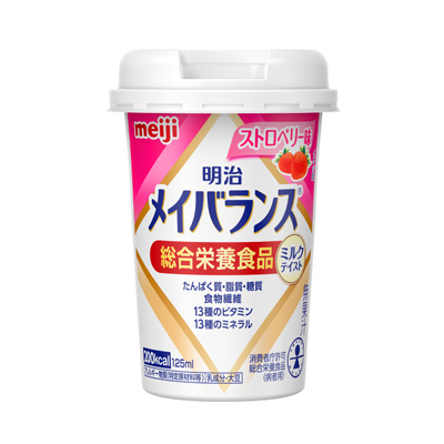 明治メイバランスMiniカップ ストロベリー味 125ml | 栄養食品 | 株式