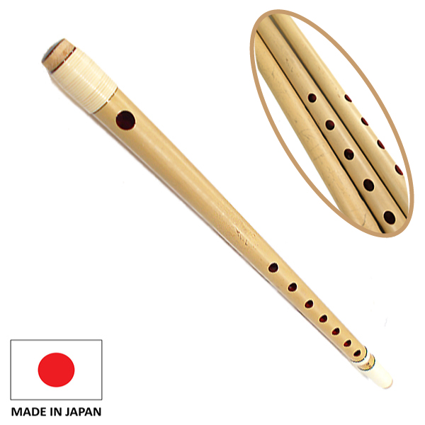 希少サイズ・状態良好/朗童 篠笛 十三本調子古典調 天地巻 カバー付属