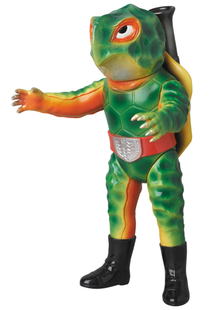 東映レトロソフビコレクション　カメバズーカ&ガマボイラー MEDICOM TOY - カメバズーカ(新色)+ミニソフビ (仮面ライダーV3より)