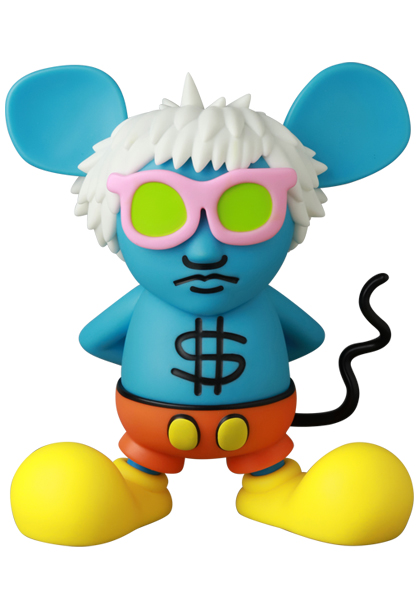 MEDICOM TOY - VCD ANDY MOUSE RED／LIGHT BLUE／PINK