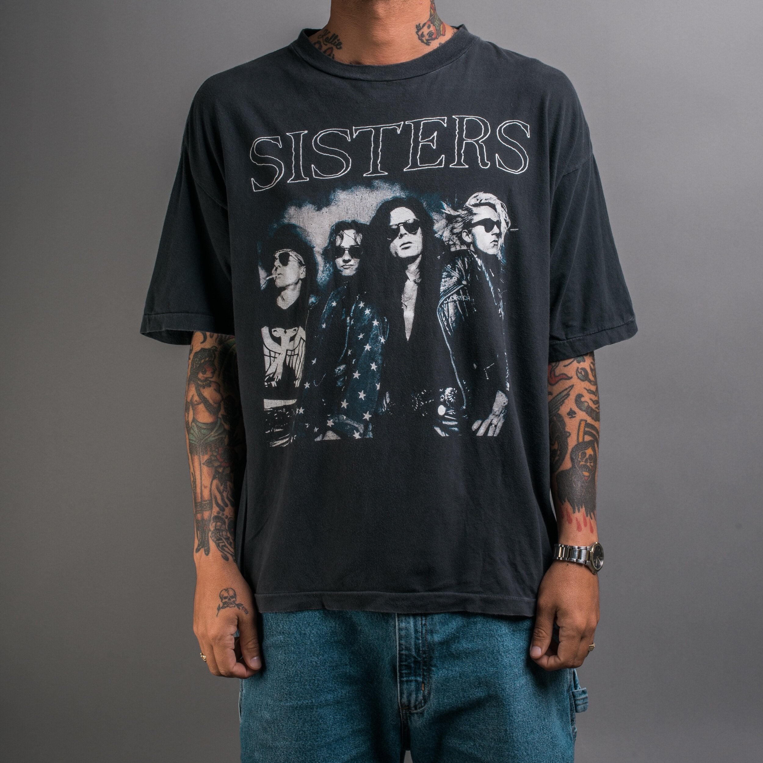 Vintage 1990 The Sisters Of Mercy Tour T-Shirt – Mills Vintage USA
