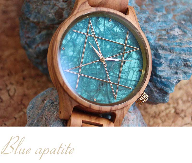 新作商品紹介 天然石×天然木 唯一無二の美しい模様の腕時計「NOZ」