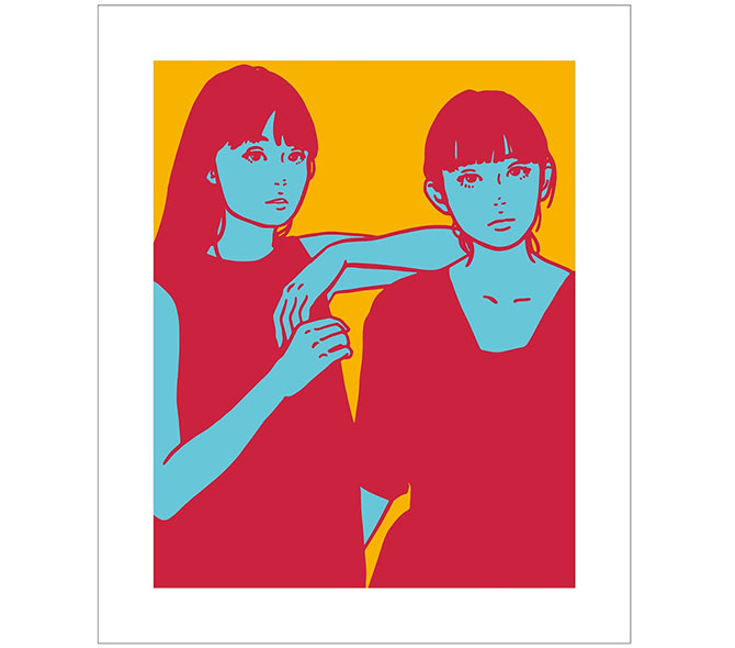 攻めた配色のKYNEのシルクスクリーン作品 ー NOISEKING ノイズキング