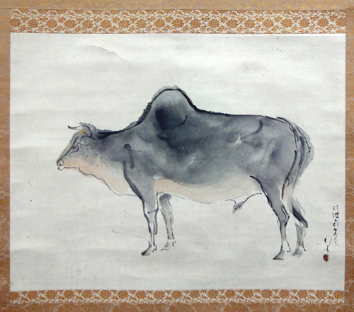 川端龍子 瘤牛/Web書画ミュージアム