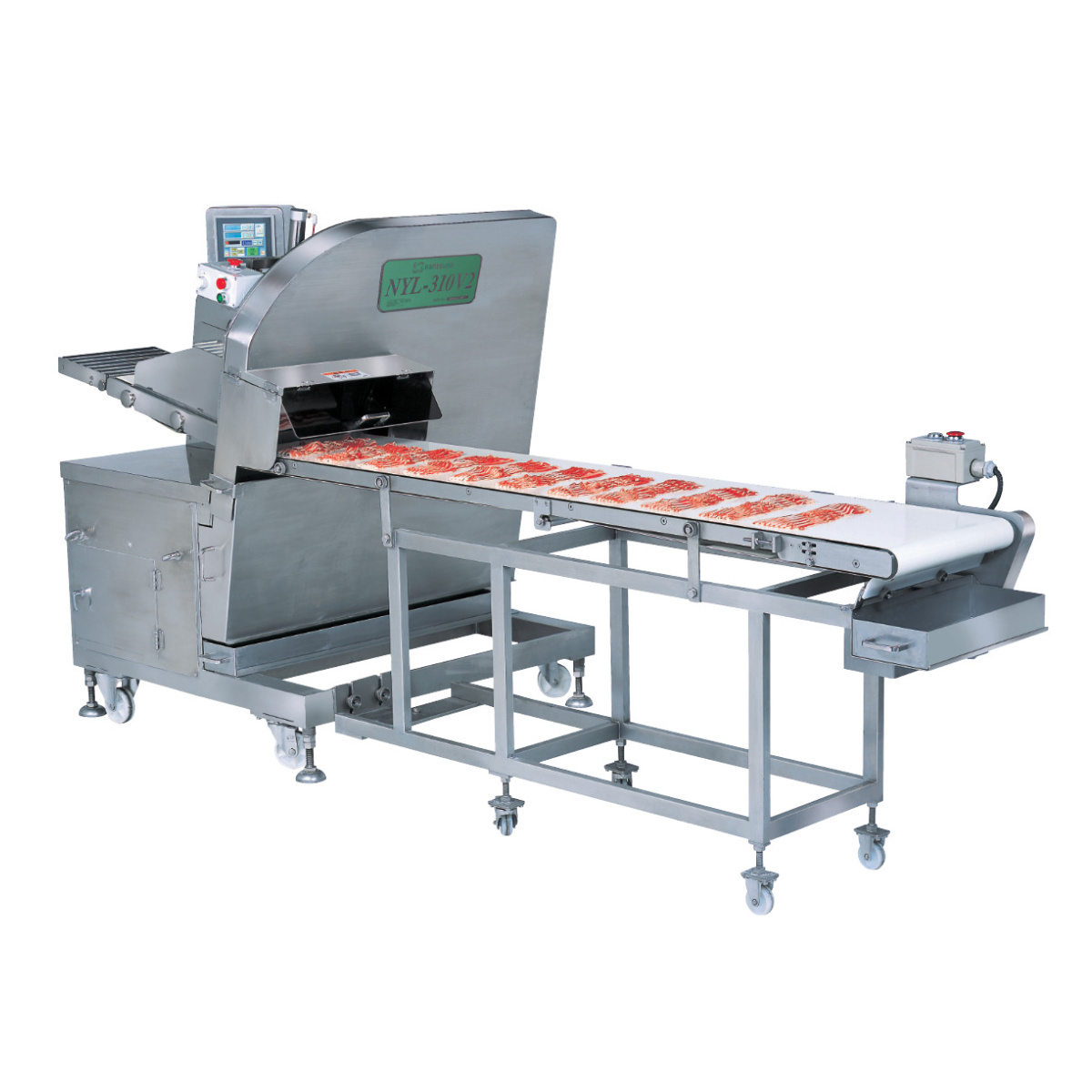高速ワイドスライサー NYL-310V2 | 株式会社なんつね | 食肉加工機械