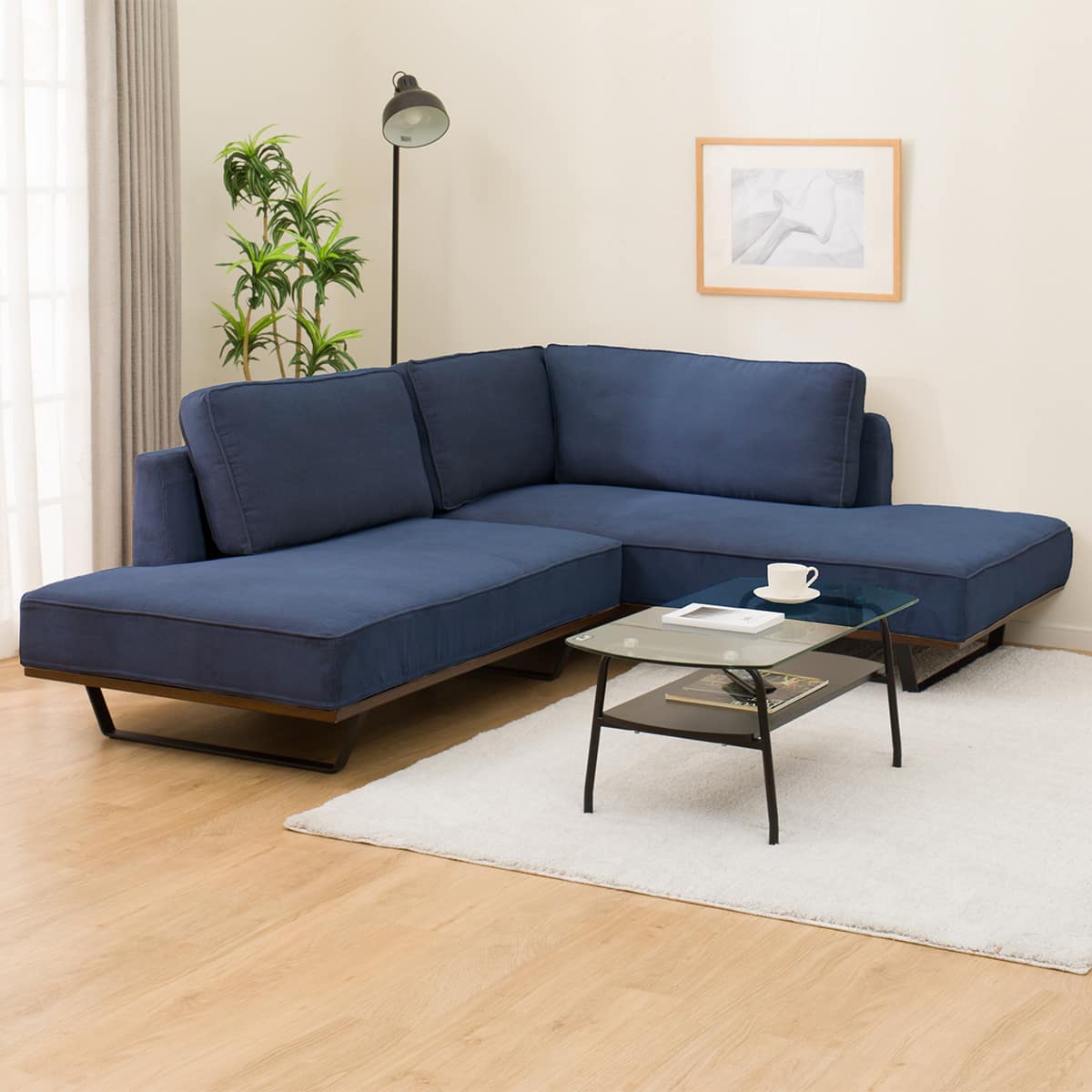 カウチソファセット 布張りタイプ (VS04C 左カウチ NV) | ニトリネット