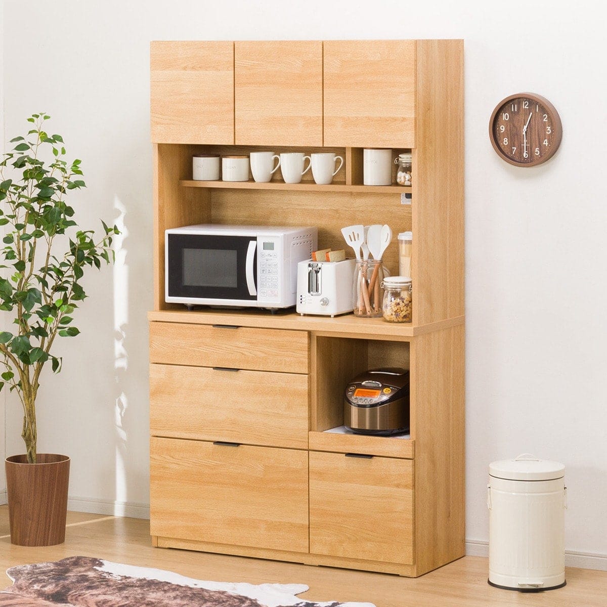 キッチンボード(エトナ105KB LBR) | ニトリネット【公式】 家具