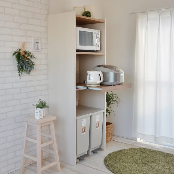 ごみ箱が入るキッチンラック (高さ約173cm WH) | ニトリネット【公式