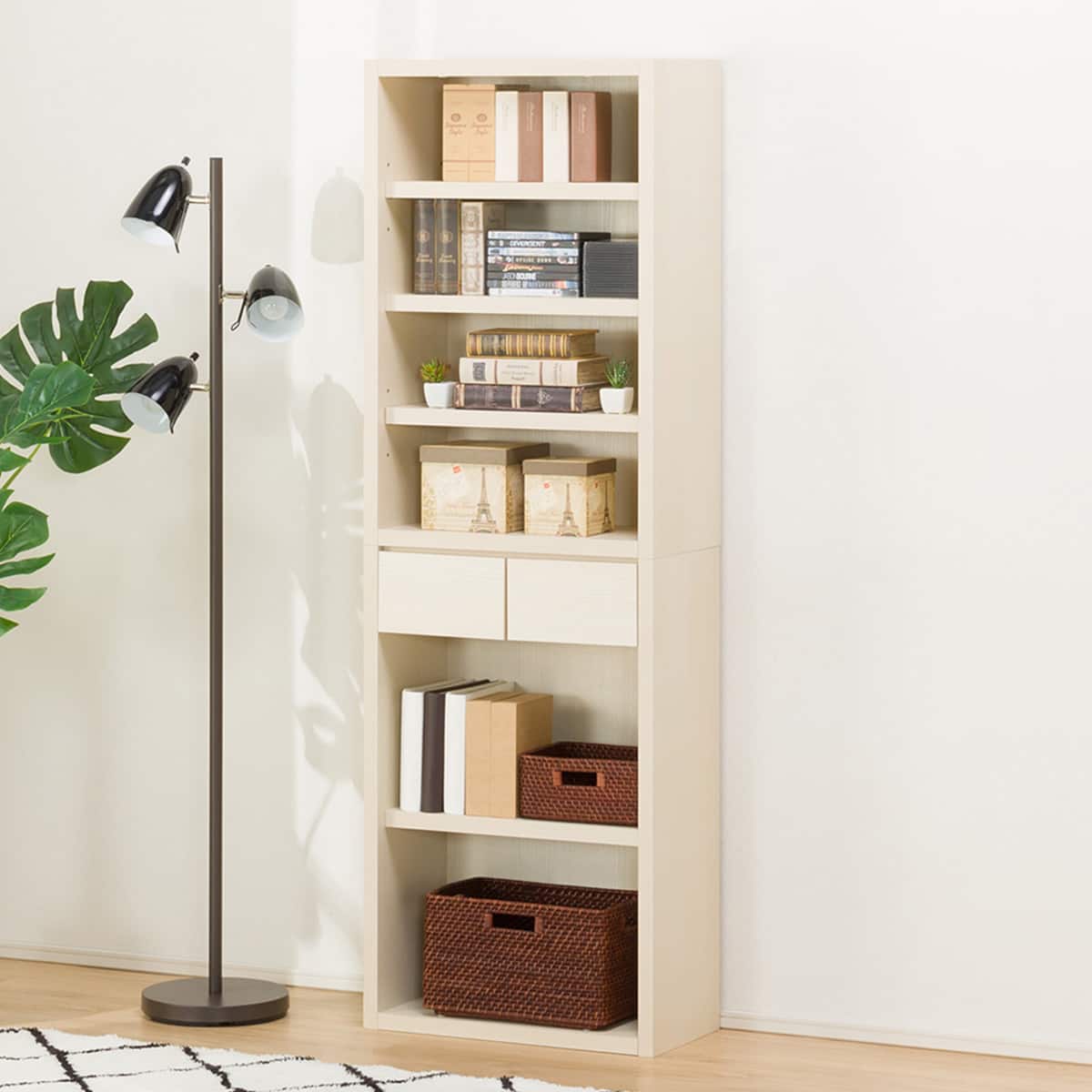 オープン本棚(カゼラ60 WH) | ニトリネット【公式】 家具・インテリア通販