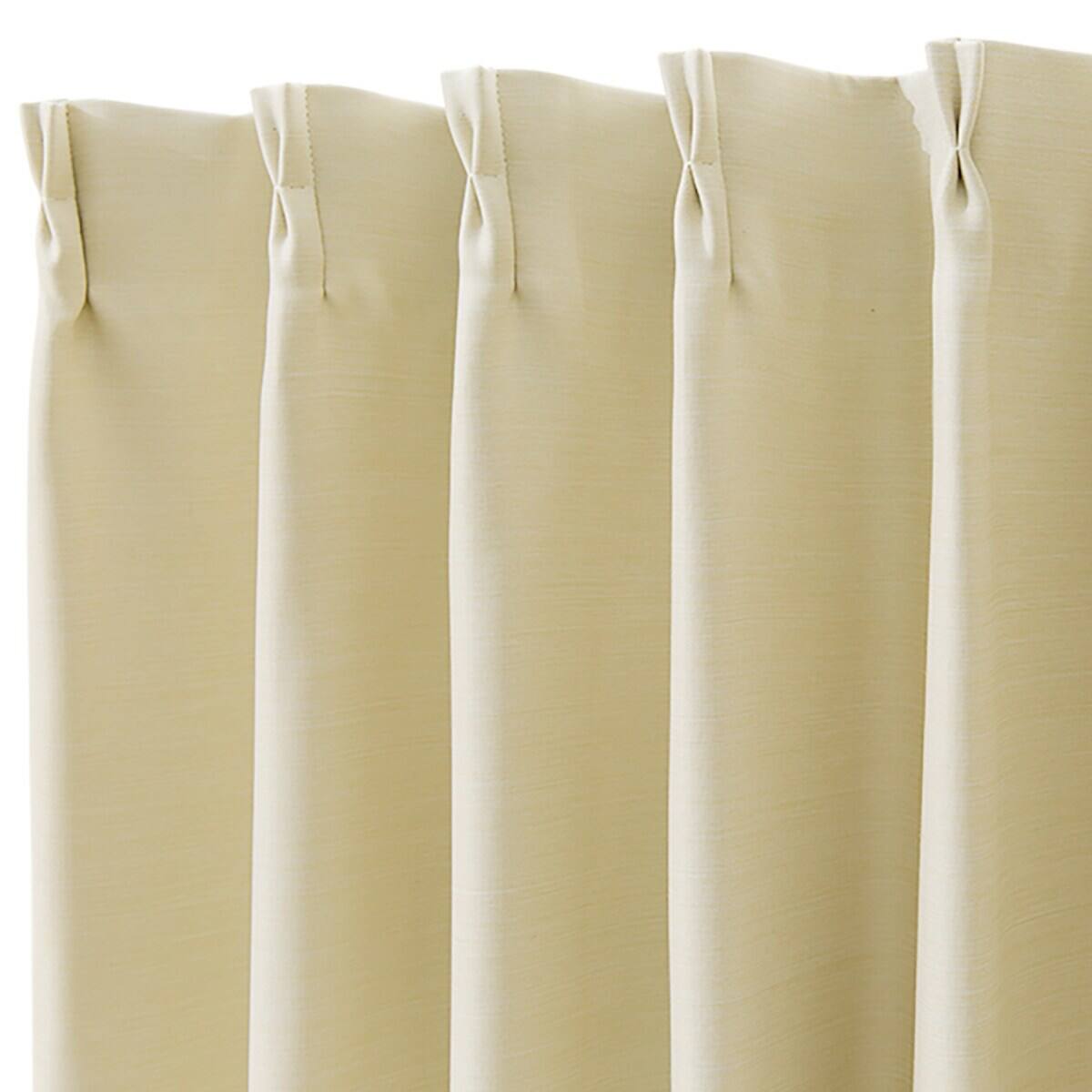 遮光3級・防炎・50サイズカーテン(パレット3 ベージュ 100X200X2