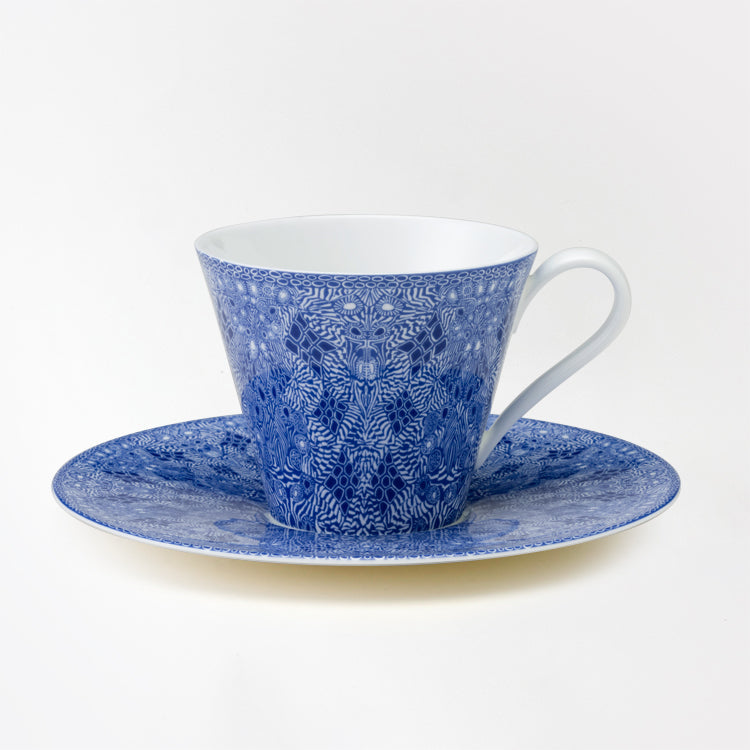 nikko食器｜Dorothy Feibleman｜GEOMETRIC 兼用碗皿 (ブルー)｜CLOVER