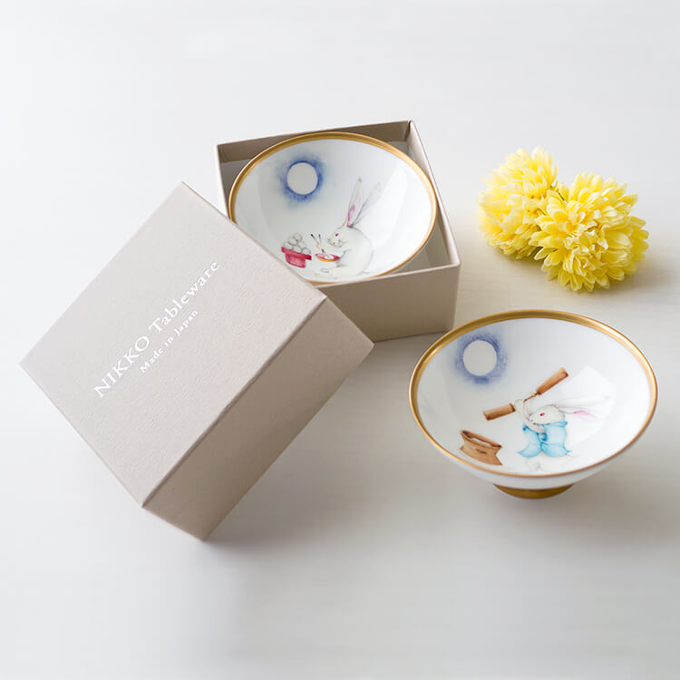 nikko食器｜盃 月より団子｜酒器｜ニッコー公式オンラインショップ｜節句盃