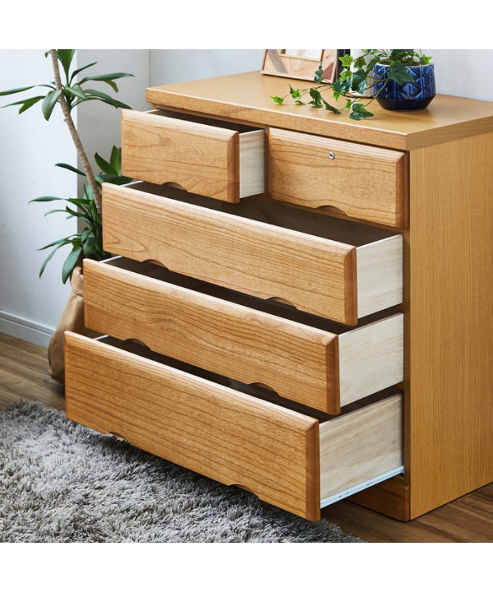 日本製】鍵付き天然木桐チェスト 通販【ニッセン】