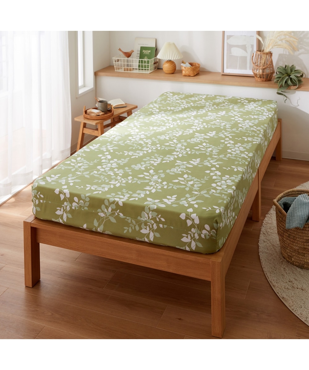 お買い得】リーフ柄シーツ（マットレス・敷布団兼用） 通販【ニッセン】