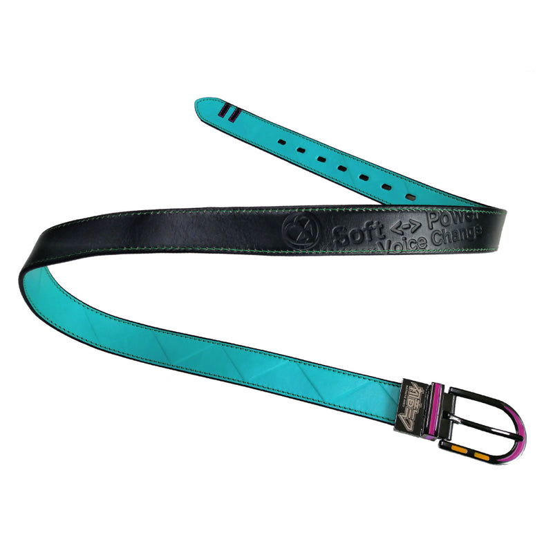 初音ミク 本革リバーシブルベルト(缶バッジ付き) 「VOCALOID」 初音