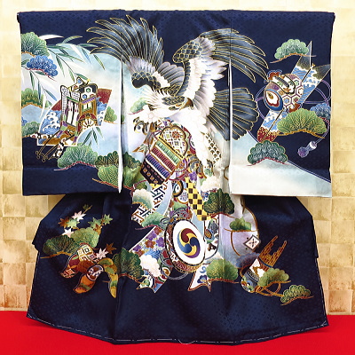 男の子のお宮参り着物 初着 お祝着 のしめ 産着 熨斗目 赤ちゃん