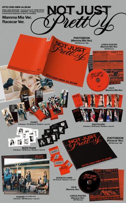 Not Just Pretty] PHOTOBOOK Ver. (Mamma Mia Ver. / Racecar Ver