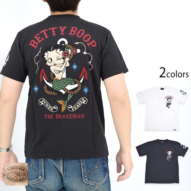 BR×BETTYコラボ 天竺半袖Tシャツ The BRAVE-MAN BBB-2417 ブレイブマン
