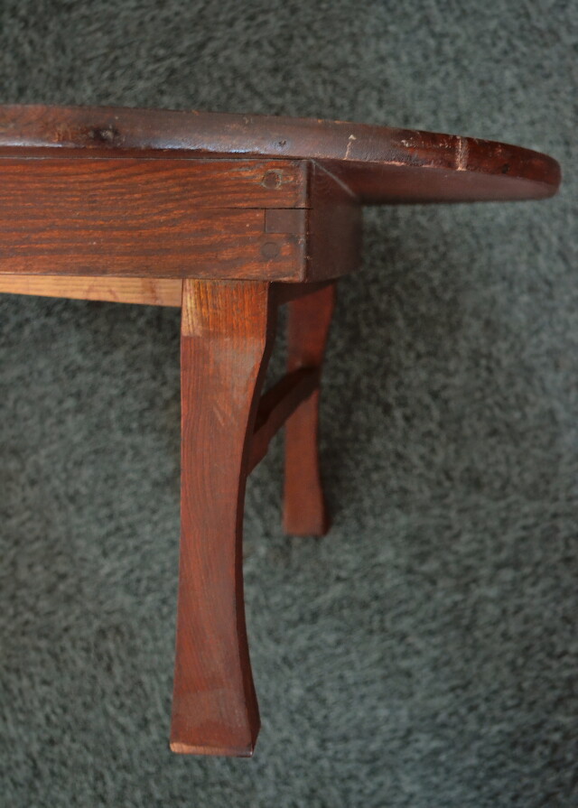 大きなちゃぶ台 楕円形ちゃぶ台 机 テーブル 民藝 古道具 食台