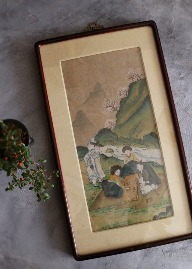 朝鮮民画 李朝民画 李朝 韓国骨董 韓国アンティーク 李朝工藝 絵画