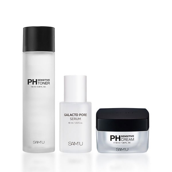SAM'U PHセンシティブ & ガラクトポアスキンケアセットの詳細ページ