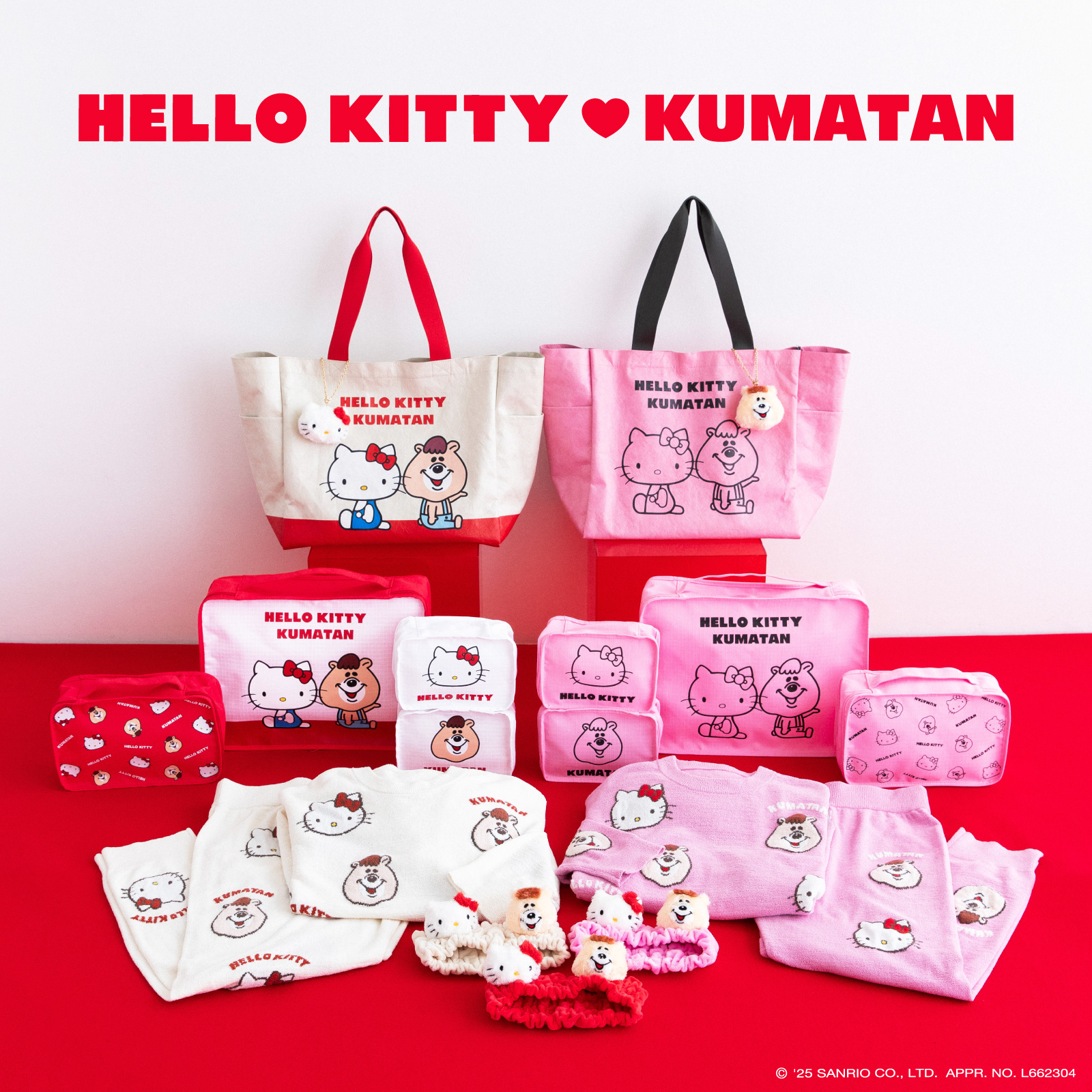 KUMATAN」とハローキティの初コラボアイテムが登場♪｜サンリオ
