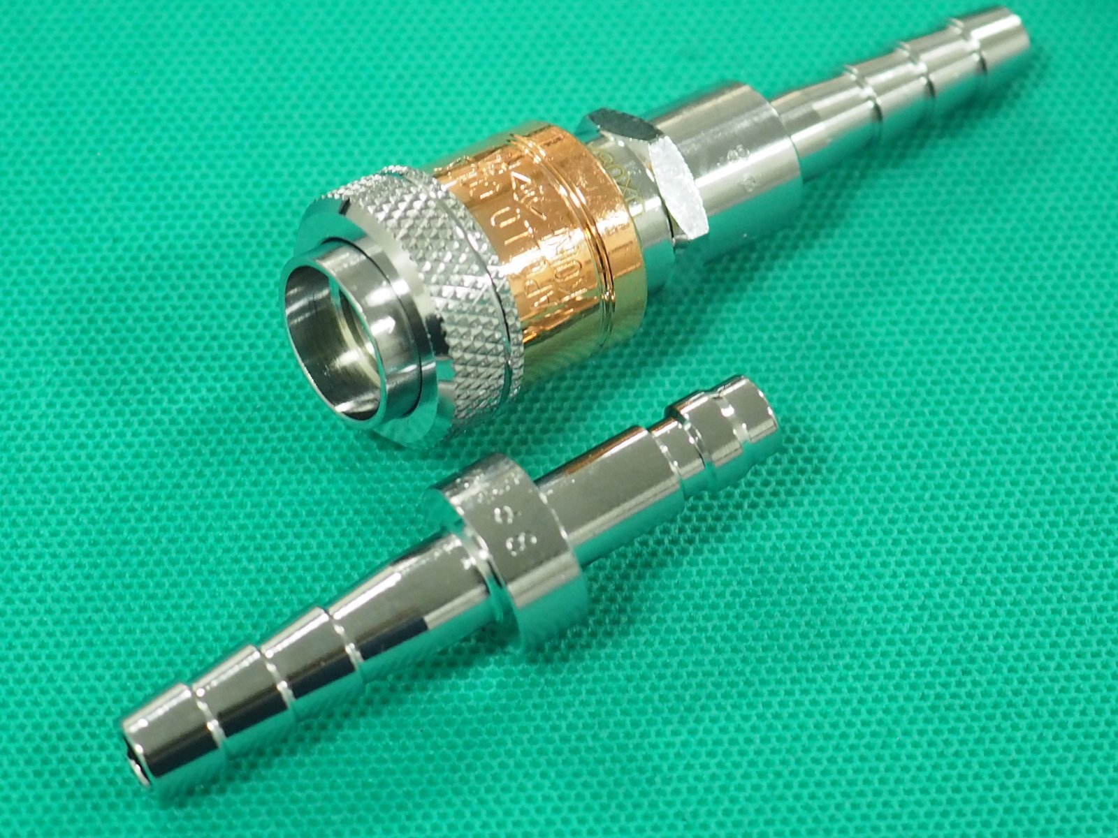 アポロコック 可燃性ガス用ホース中間用ソケット/プラグセット ASP-2