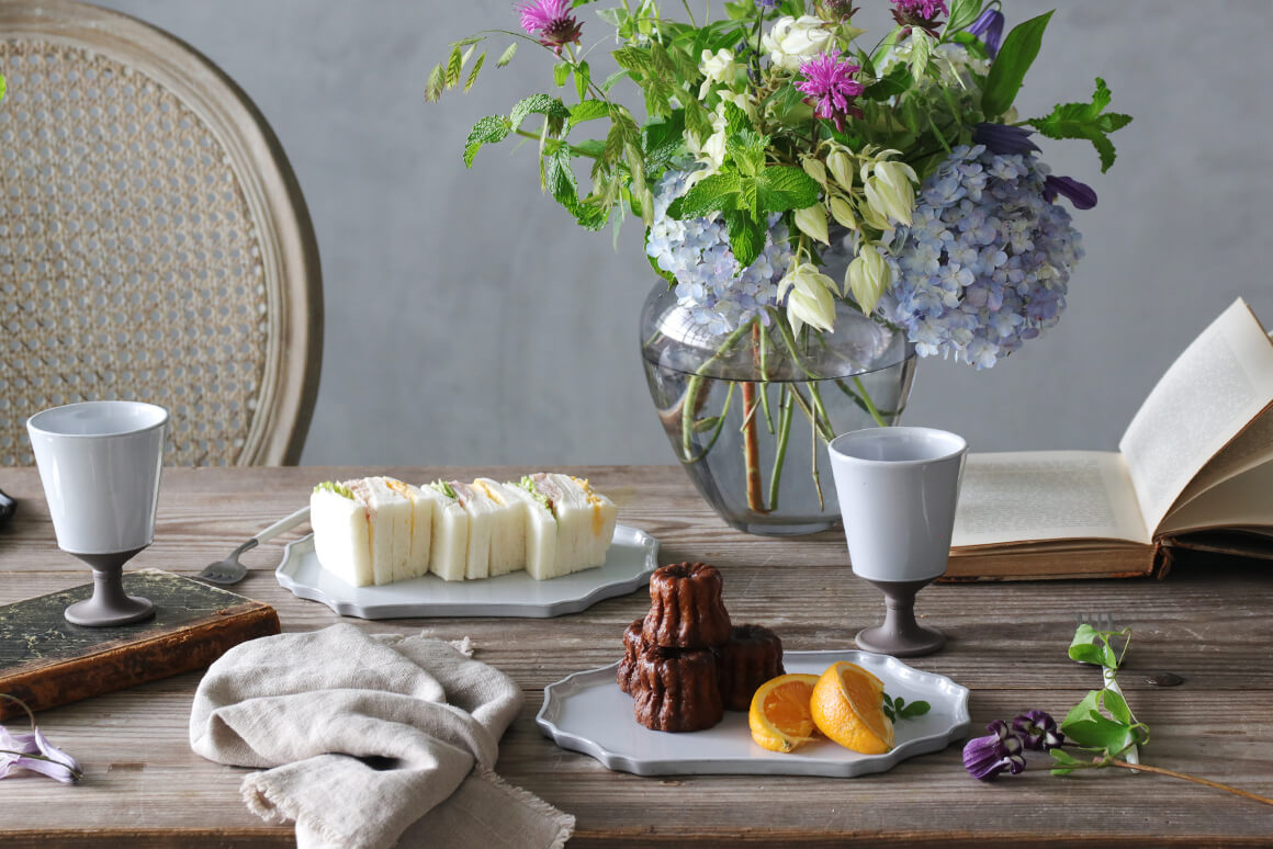 プレートRillaホワイト 23 x 17 陶器 お皿 日本製 和洋 サラグレース