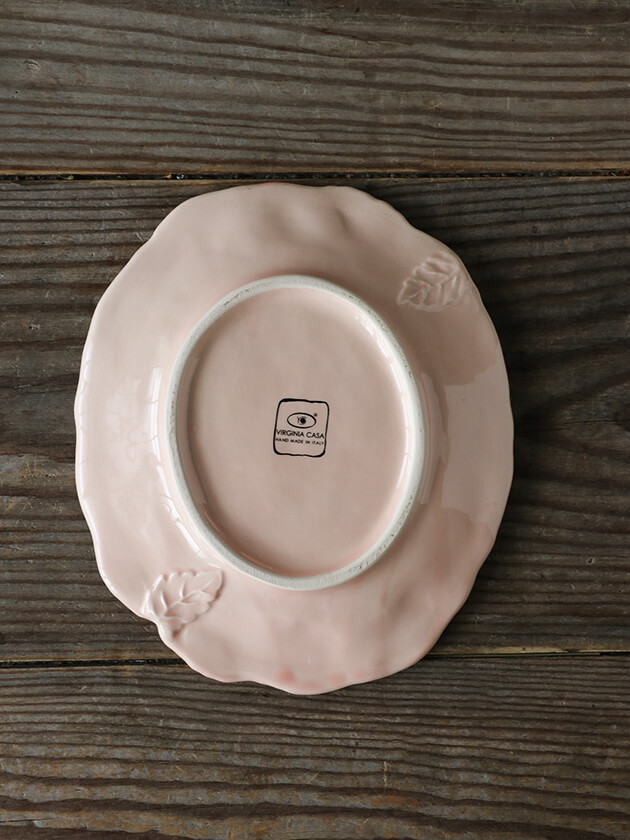 Virginia Casa ROMANTICA デザートプレート23cm ピンク