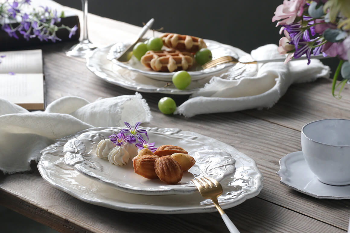 VIRGINIA CASA ROMANTICAデザートプレート ホワイト - サラグレース