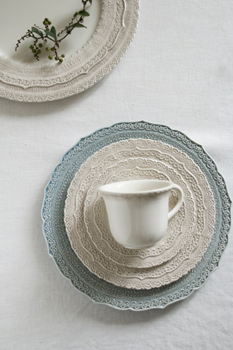 ELIOS FINEZZA エリオス フィネッツァ デザートプレート 23cmクリーム