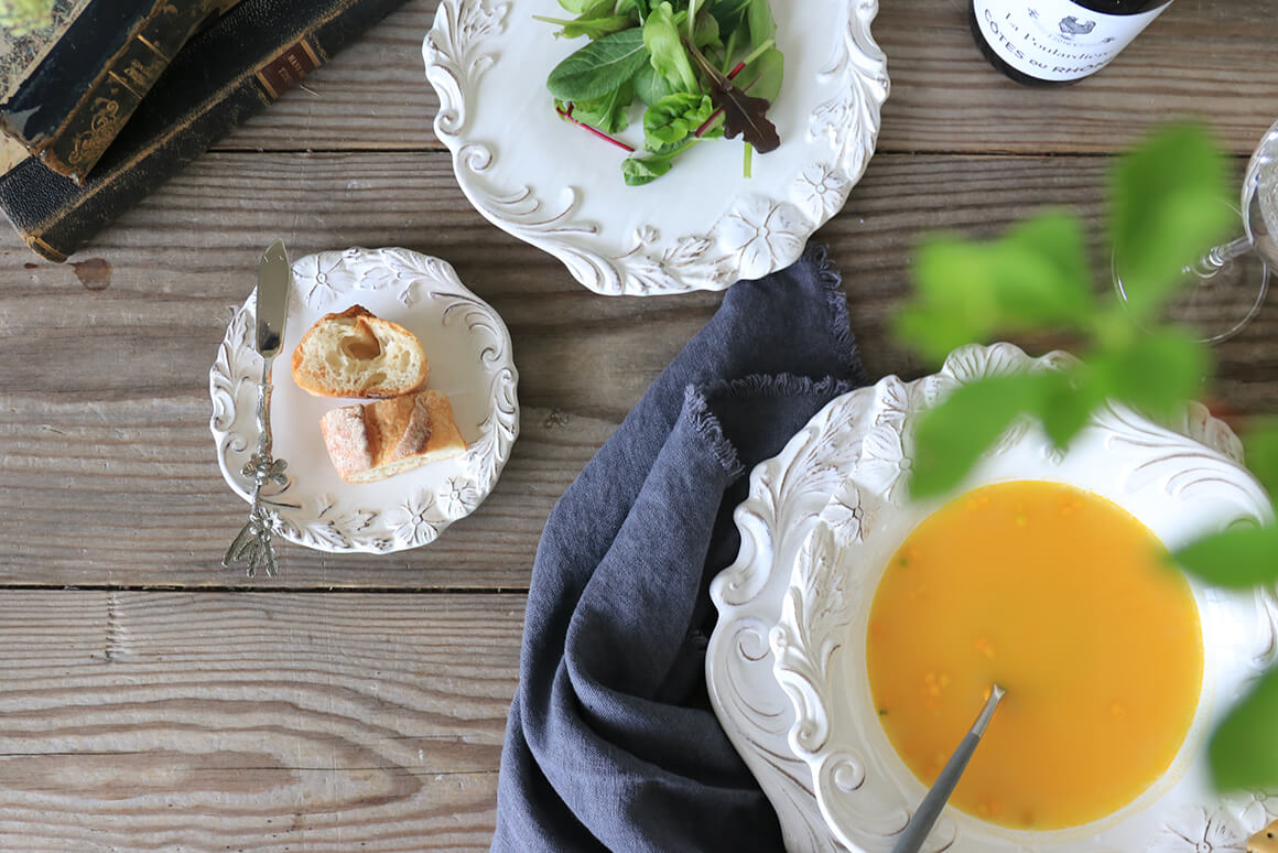 ELIOS MYFLOWER エリオス マイフラワー パン皿15cmホワイト イタリア