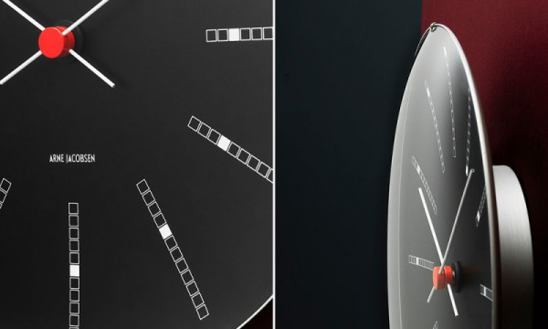 ウォールクロック バンカーズ / φ29cm ブラックROSENDAHL