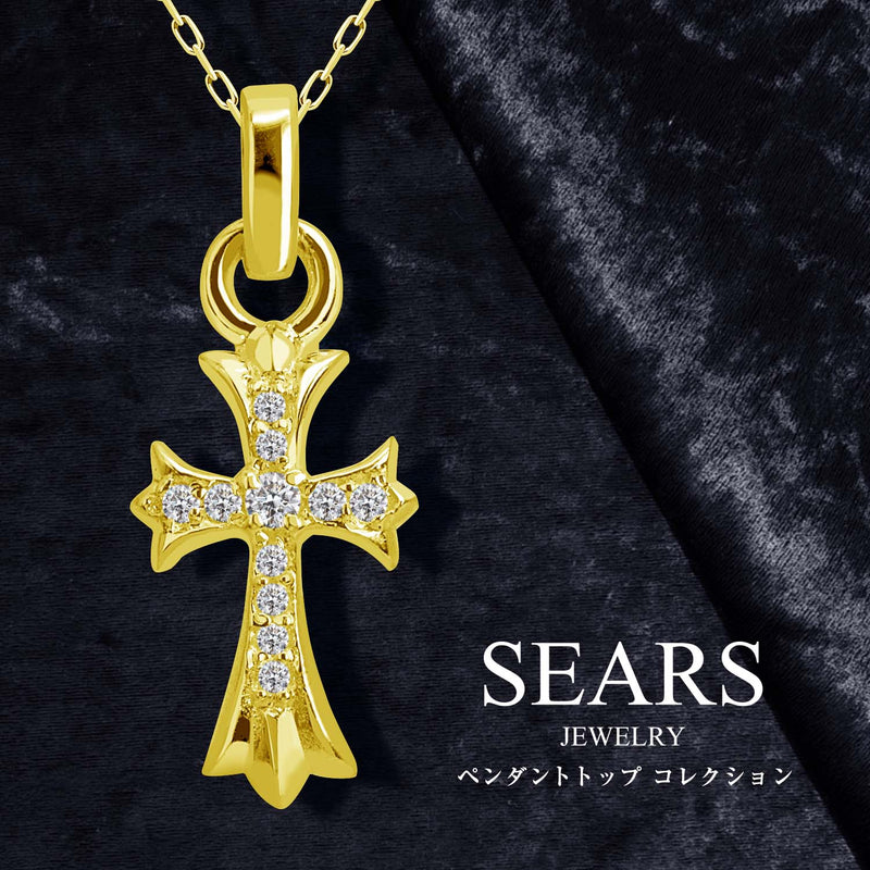 ペンダントトップ クロス ゴールド トップのみ メンズ レディース