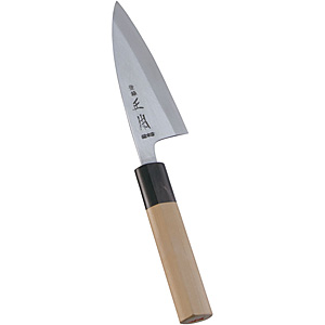 正本総本店 正本 本霞玉白鋼 相出刃 22.5cm - 調理器具のSHOKUBI