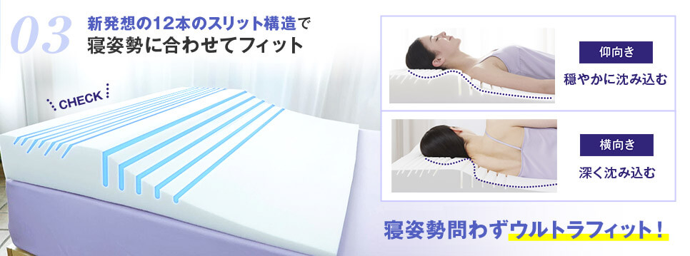 公式】トゥルースリーパー セブンスピローウルトラフィット（低反発枕