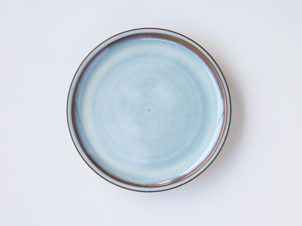 窯変 リム皿 ライトブルー 波佐見焼 | 産直！有田焼 波佐見焼 の