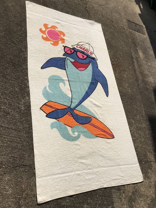 Star-Kist Foods Charlie Tuna Big Size Beach Towel チャーリーツナ