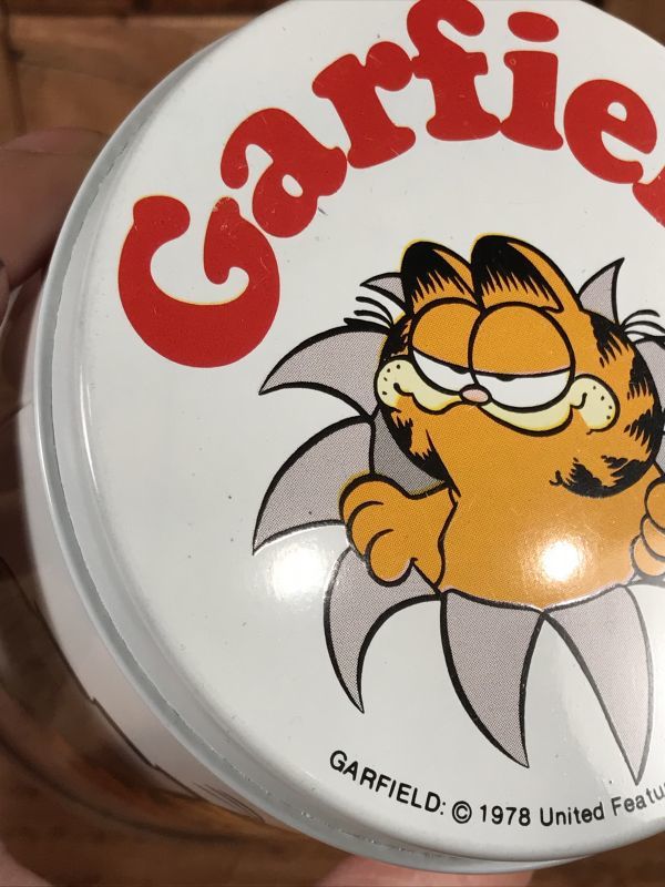 Cheinco Garfield Tin Can ガーフィールド ビンテージ 缶 MADE IN USA