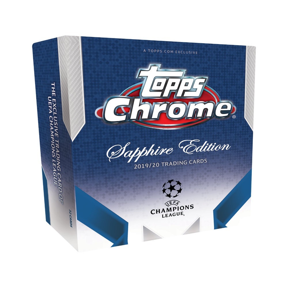 2019-20 Topps Chrome Sapphire UEFA Champions League Soccer Box