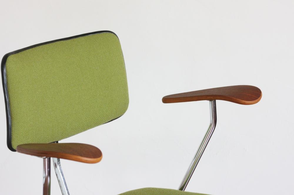 北欧ビンテージ家具/デンマーク製/Labofa/オフィスチェア/チークアーム