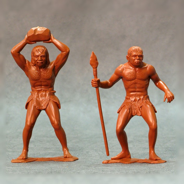 Cavemen, set of two figures #3 Ark Models 80012