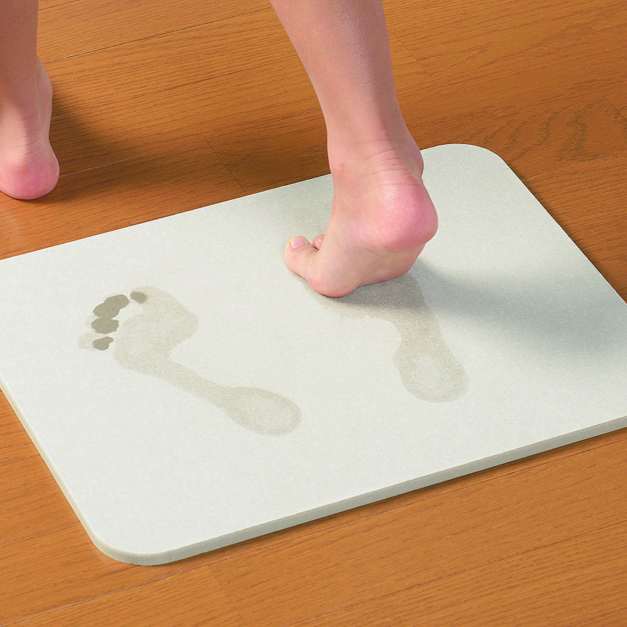 湯上がり快適 珪藻土バスマットM E-3651