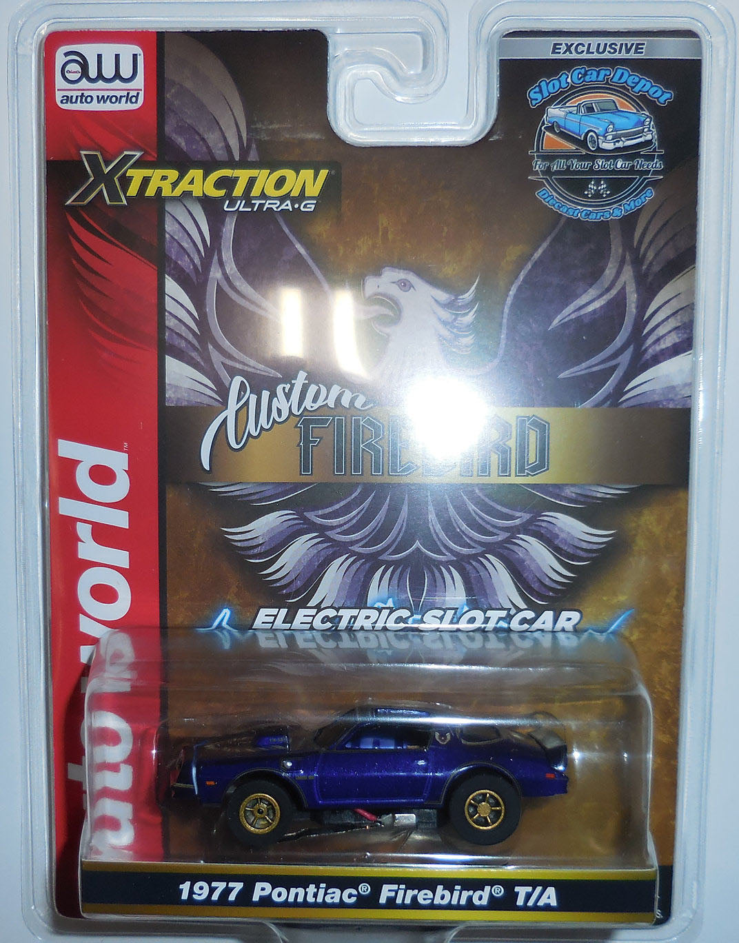 Auto World Exclusive Flamethrower 1977 Pontiac Firebird HO Slot