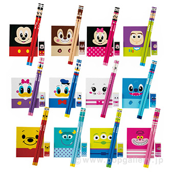 ディズニー4点文具セット2: ノベルティ｜販促物・販促通販の【POP