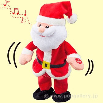 ダンシングサンタ: 季節装飾・造花｜販促物・販促通販の【POP GALLERY