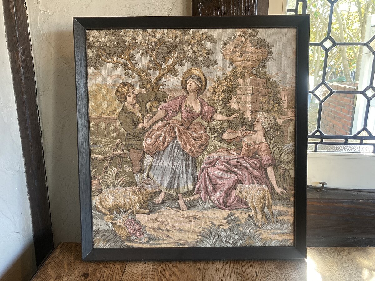 絵画 最後の晩餐 フランス・ゴブラン織り使用 良質キャンバス 豪華 額