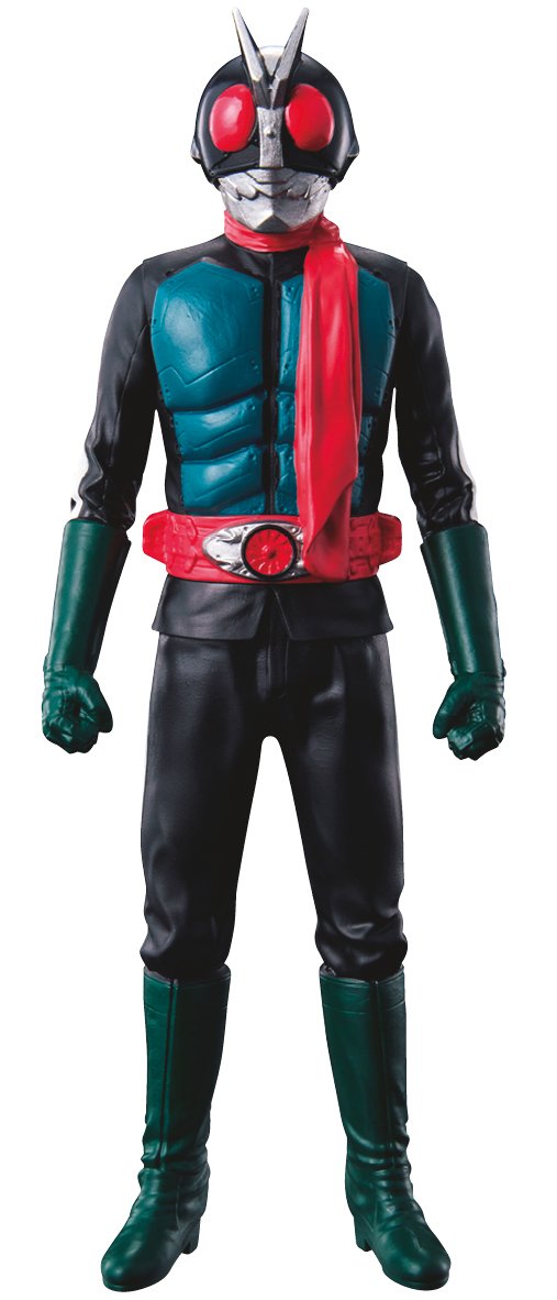 ヴィンテージ バンダイ 仮面ライダー ソフビ ヘルメット & ベルト