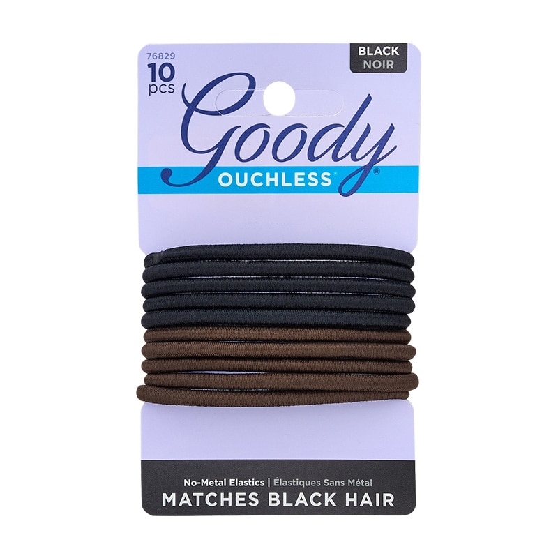 goody ヘアゴム ブラック/ブラウン 10P(ヘアゴム): 通常| プラザ