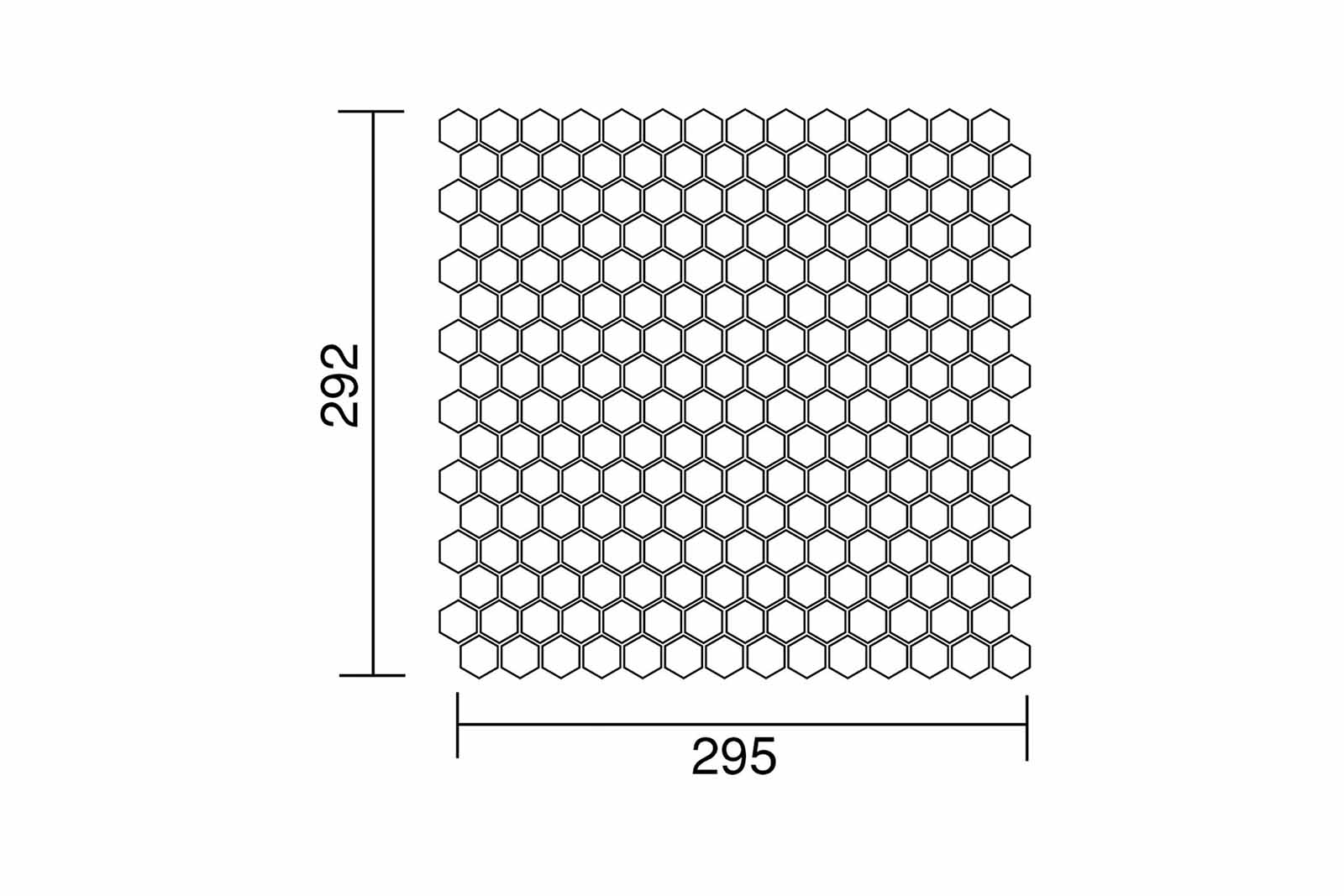 ハニカムタイル 渋アイボリー（ケース） | WL-TL016-02-G141